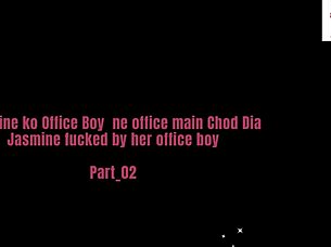 jasmine ko gets fucked doggystyle by office boy at work