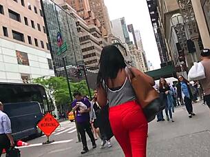 beautiful ebony ass hidden candid