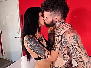 Does Aurora Anarchy's muff diving and blowjob on that muscular bodybuilder's huge cock turn you on?