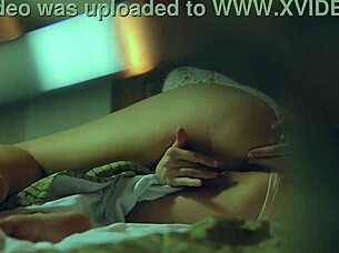 Puffy nippled milf masturbating intensely