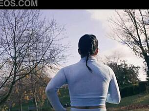 Female fighters compete in the ring and get sweaty at the gym.