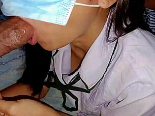 I had a secret encounter with my classmate in the garage