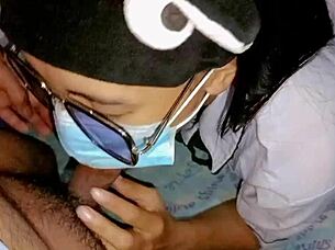 I had a secret encounter with my classmate in the garage