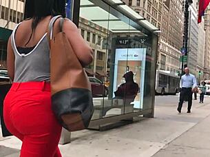 beautiful ebony ass hidden candid