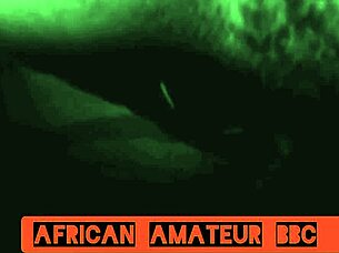 Ebony couple enjoys intimate moments with a big partner