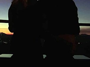 Tasha reign sucks james deen's dick after date