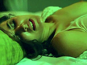 Puffy nippled milf masturbating intensely