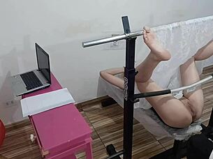 Young Girl Being Examined By Naughty Gynecologist In Hospital