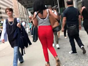 beautiful ebony ass hidden candid