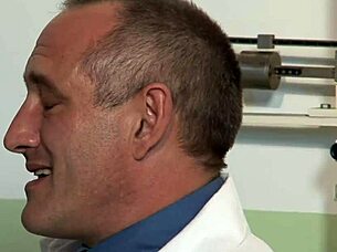 The Doctor And The Nurse Engage In A Bent-Over Anal Fuck In The Infirmary, Leading To A Facial Cumshot