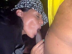 park lizard lot slut sucks two dicks?