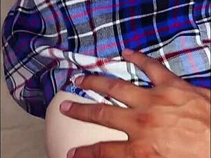 Ay, My Pussy Hurts! Cute Latina Student Fucks Neighbor for Gifts!