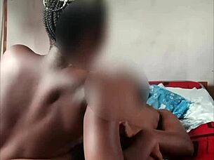 Petite 18+ Neighbor Visits for Quickie with Big Black Cock While Boyfriend's Away