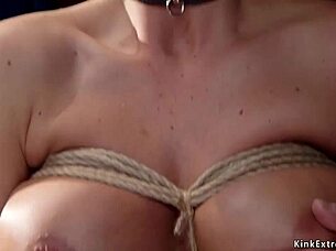 slaves in bondage get ass to mouth