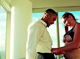 Melanie's nerdy obsession with big black dicks explodes!