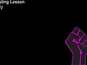 Jolee Love receives anal fisting lesson, gaping her ass.