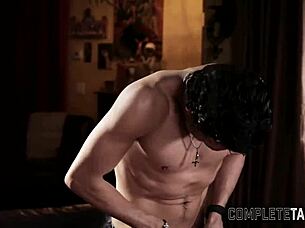 Slender taboo teen gets pounded and jizzed