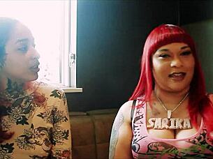 Sipnplay Featuring Carmen Tattoo Artist in Emotional Lesbian Scene