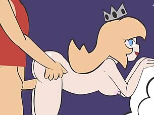 sex with princess rosalina sucking and fucking big cock