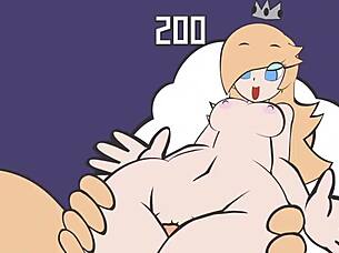 sex with princess rosalina sucking and fucking big cock