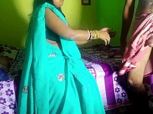 during oil massage, father-in-law fucked daughter-in-law's pussy hard