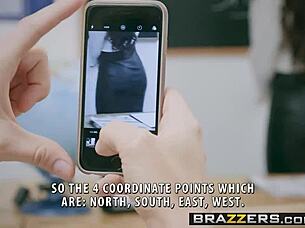 brazzers - big tits at school - romance languages scene starring anissa kate and marc rose 😏