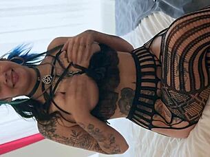 Big Titty Goth Girl Sucks And Fucks Quick