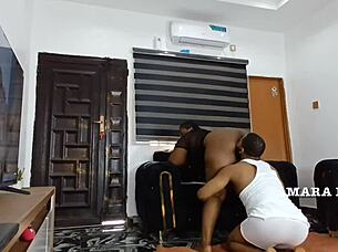 Ebony MILF Mara Exotic gets her fat ass pounded by BBC, showcasing incredible skills