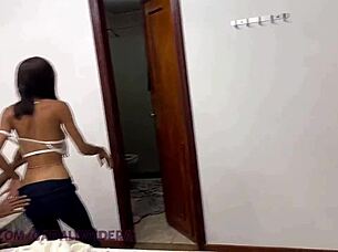 Secretary's First Day: Caught Whoring, Boss Fucks Her Ass.