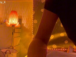 Private asian massage pov with young japanese neighbor stripping and having sex with big cock