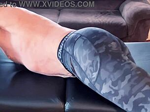 stretching and compression pants on massage table hd short version