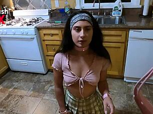 Angeline Red, 19Yo Step Daughter Stripper