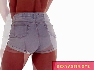 Danish girl relaxes with ass shaking