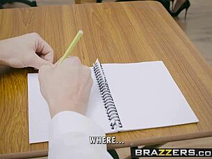 brazzers - big tits at school - romance languages scene starring anissa kate and marc rose 😏
