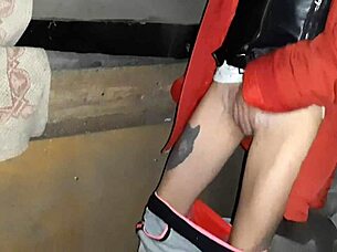 I Caught My Step-Aunt Masturbating Until She Cums!