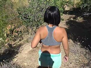 Perverted Stepmother Pisses from Hairy Pussy in Front of Stepson