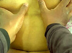 Teen wife enjoys rough husband fun!