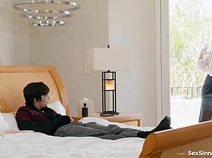 Teacher gives student a helping handjob, feeling the intense connection in the classroom