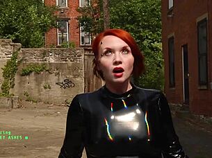 hey, watch audrey ashes in this time breach scifi scene, masturbating with toys and fingering her big tits and pussy to a squirting orgasm