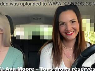 Lucky guy sucked by two girls