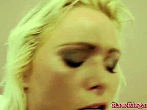 Glamcore milf gets assfucked deeply by big black cock in doggystyle 😍