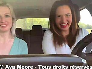 Lucky guy sucked by two girls