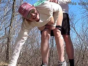 Sketchy Outdoor Sex With Milf Almost Caught