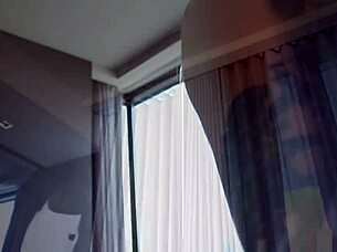 I watch Lena Kelly, the stunning shemale, jerk off solo to an intense orgasm in this transsexual masturbation scene