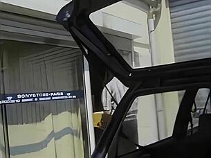 Young Shy French Girl Seduced By Old Man At Work With Upskirt!