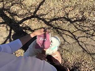 Sketchy Outdoor Sex With Milf Almost Caught