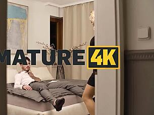 Mature4k offers coffee and a tempting cunt.