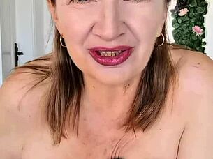 hot granny seduces with blowjob