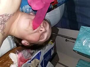 I double dick my wife with dildo