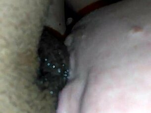 The husband played with the girl's throat, making her gag